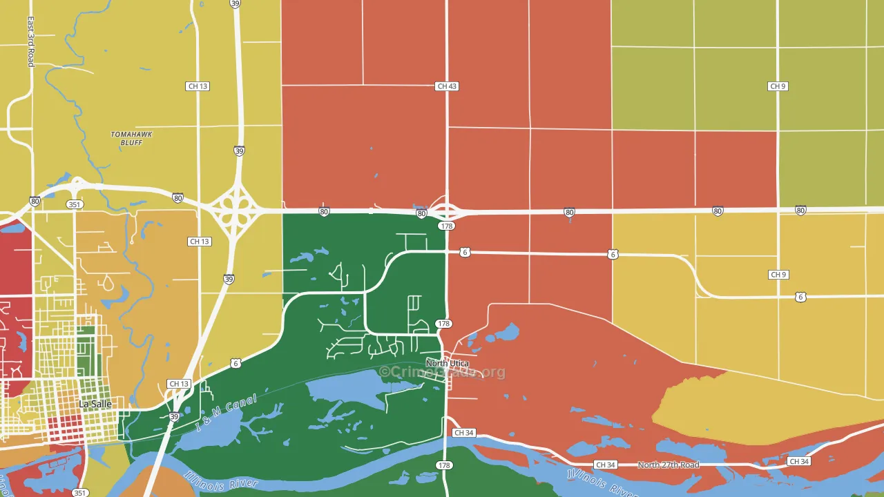 61373, IL Map of Theft Rates
