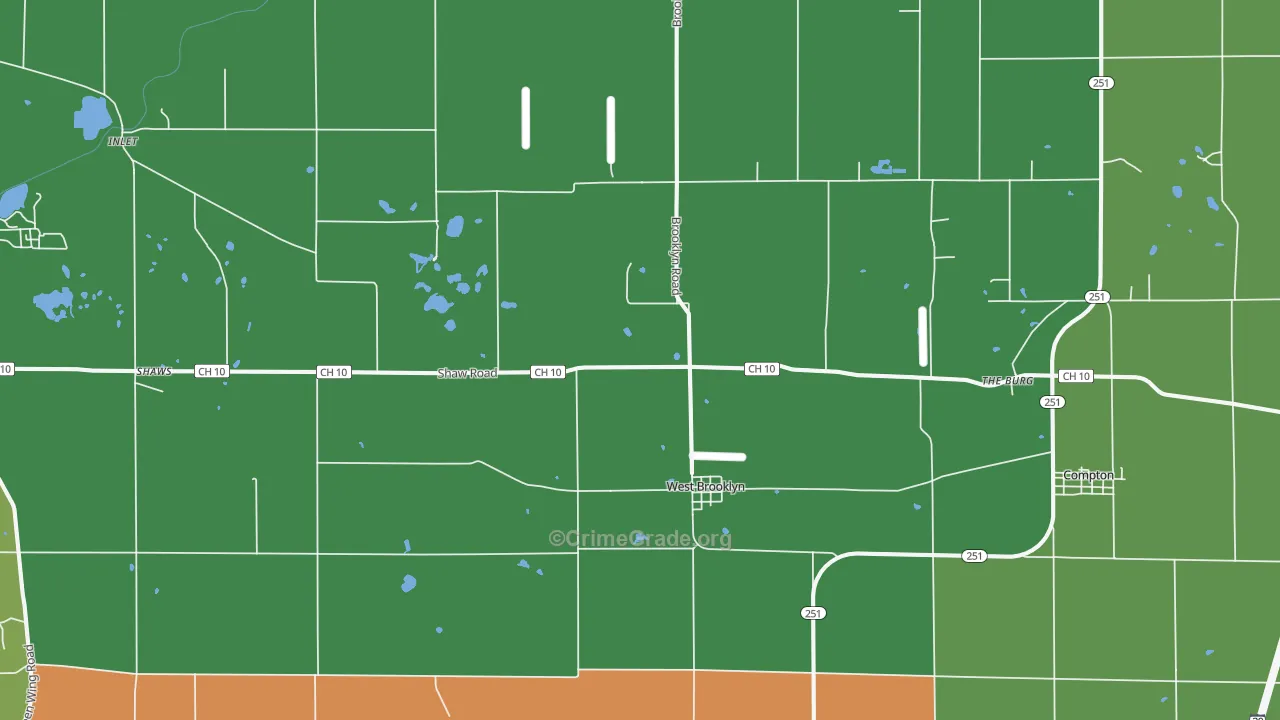 61378, IL Map of Theft Rates
