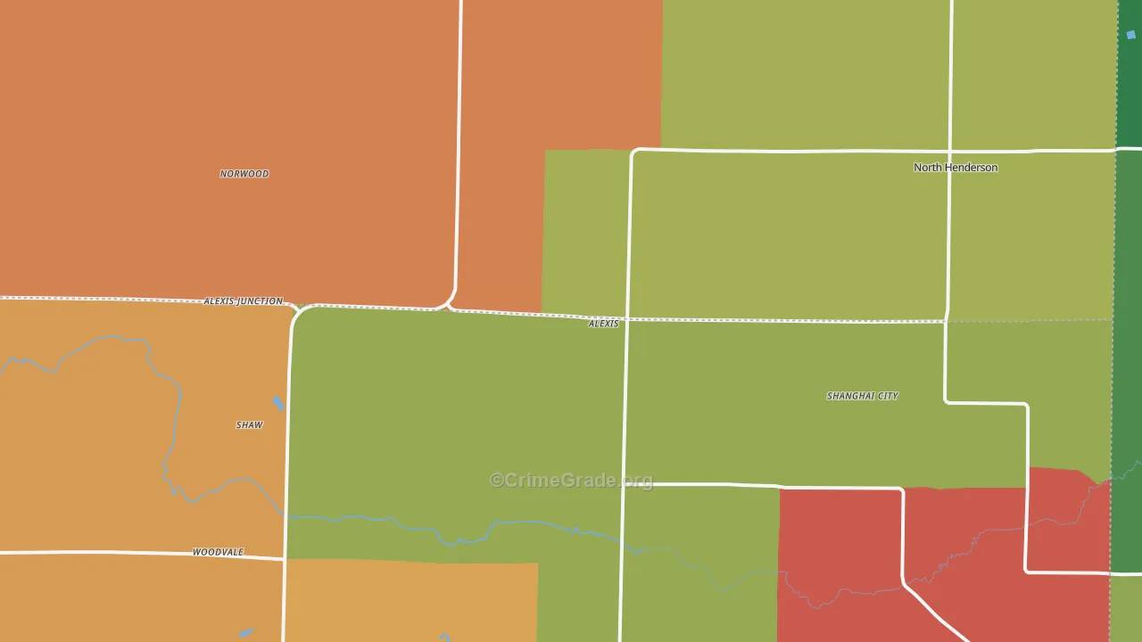 61412, IL Map of Theft Rates