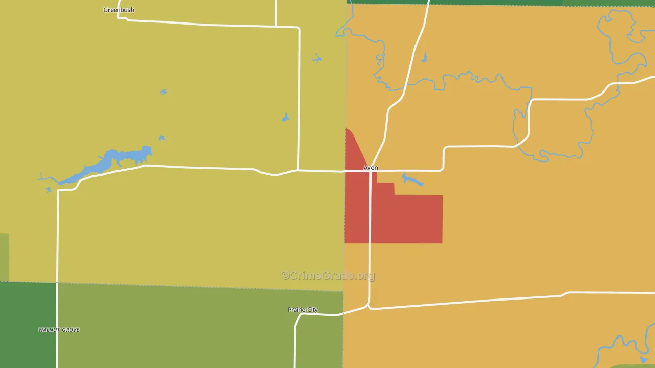 61415, IL Map of Theft Rates