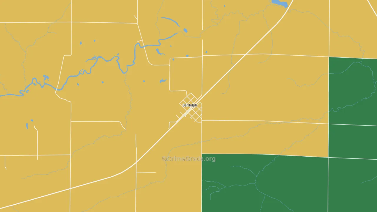 61416, IL Map of Theft Rates