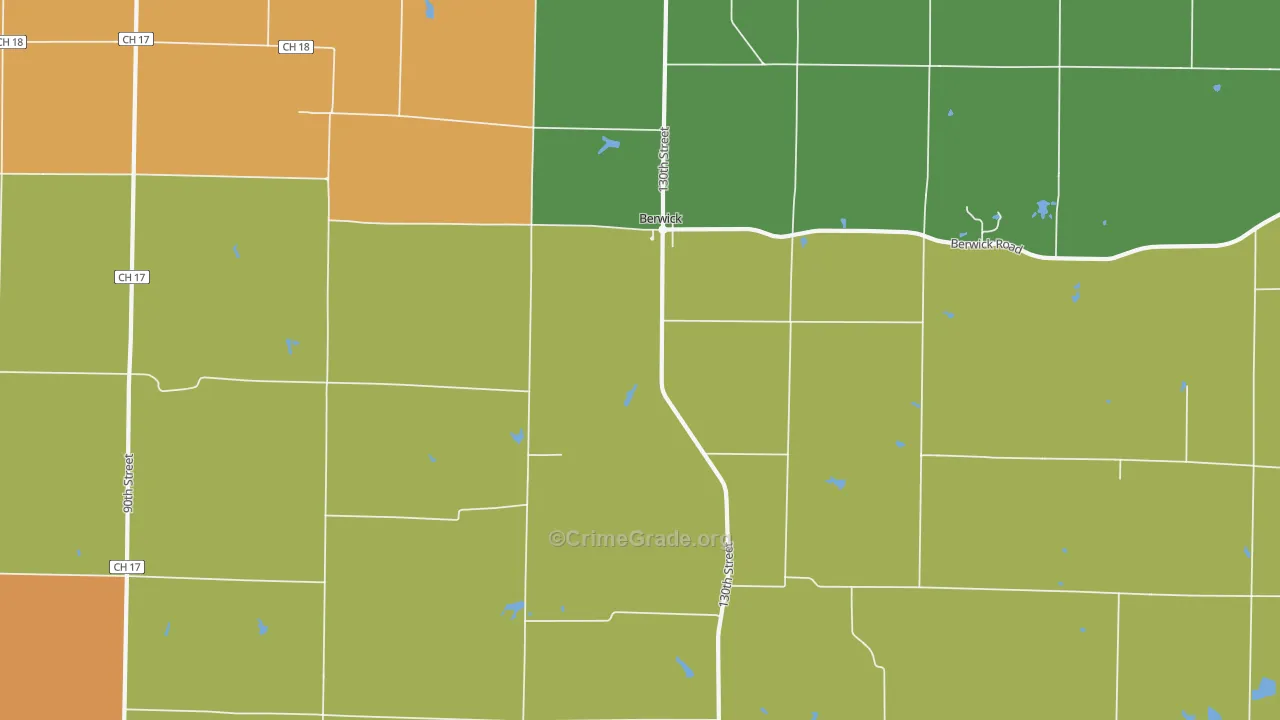 61417, IL Map of Theft Rates