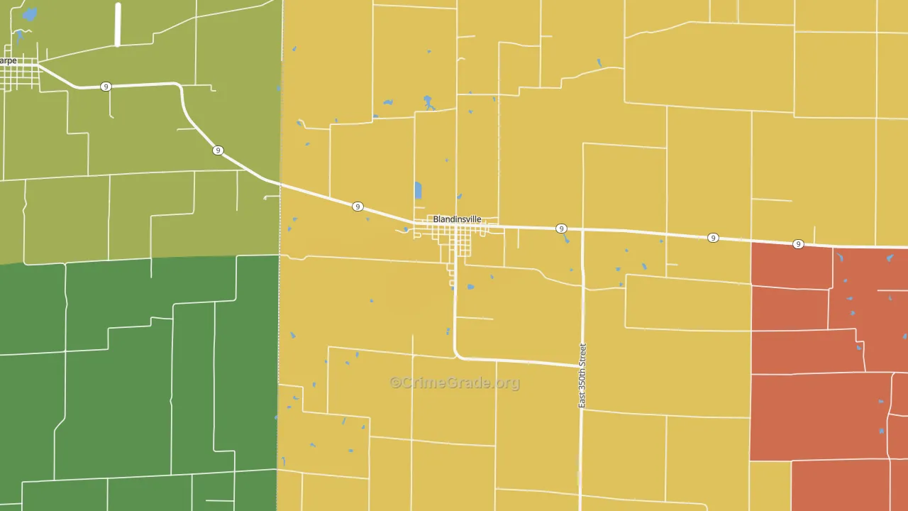 61420, IL Map of Theft Rates