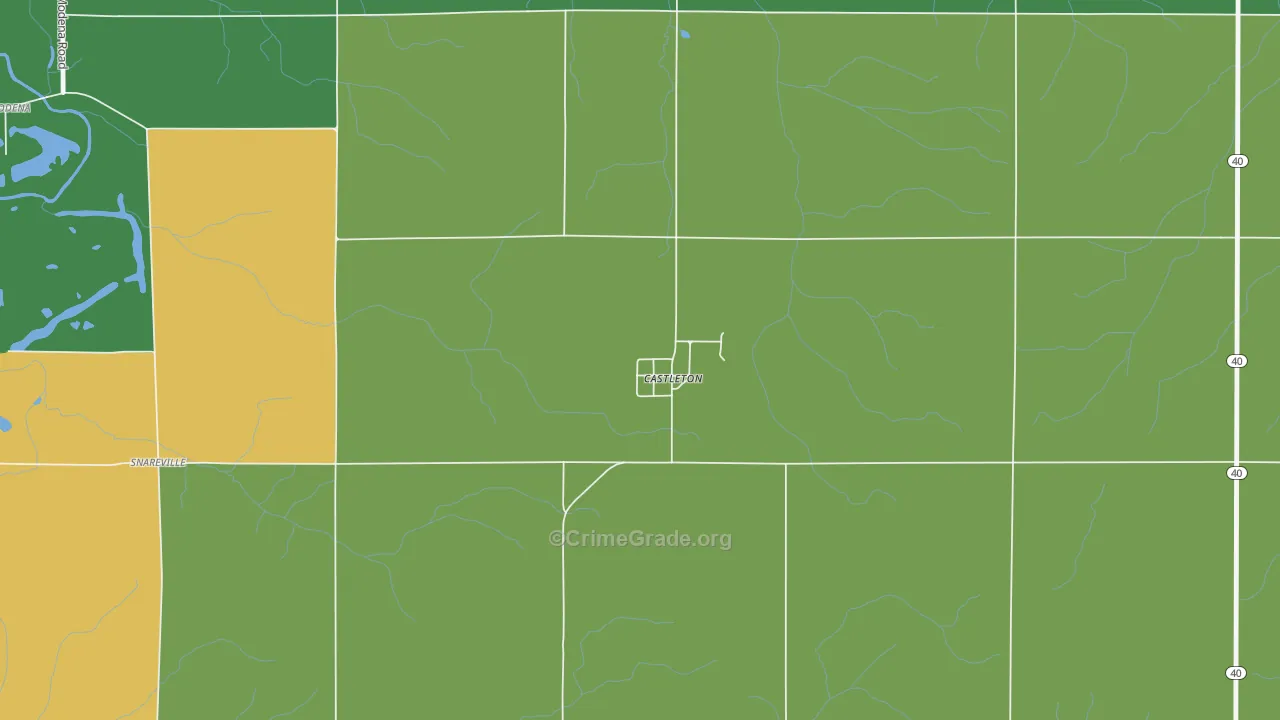 61426, IL Map of Theft Rates