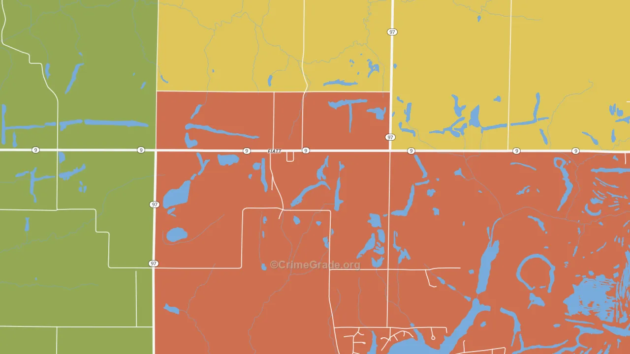 61433, IL Map of Theft Rates
