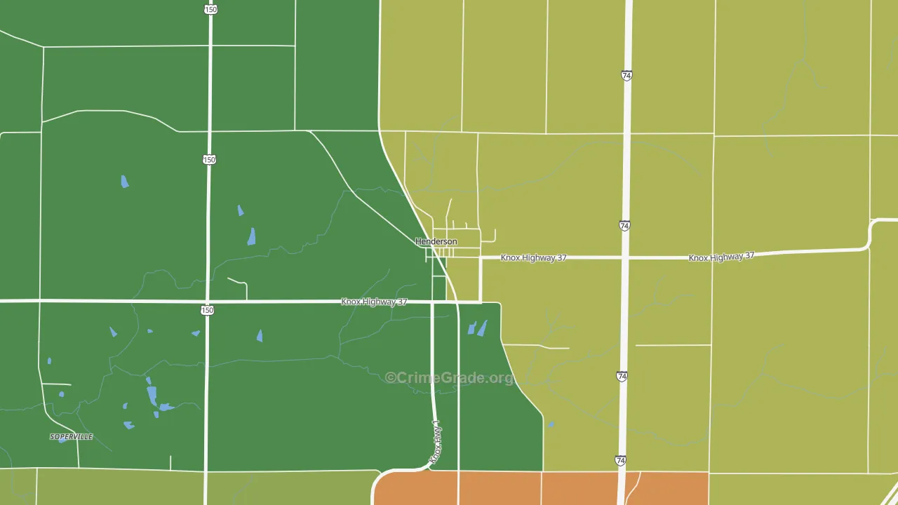 61439, IL Map of Theft Rates