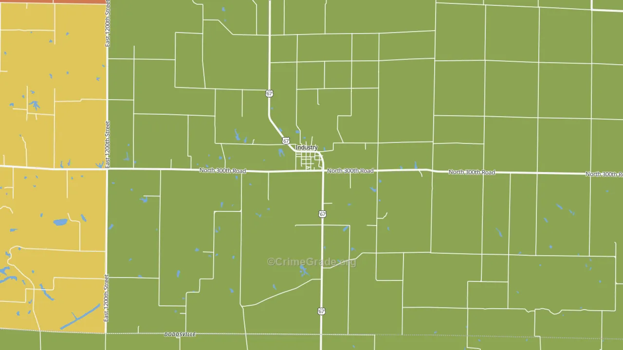 61440, IL Map of Theft Rates