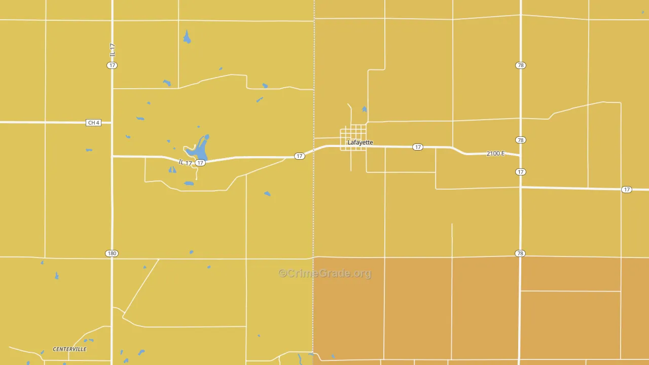 61449, IL Map of Theft Rates