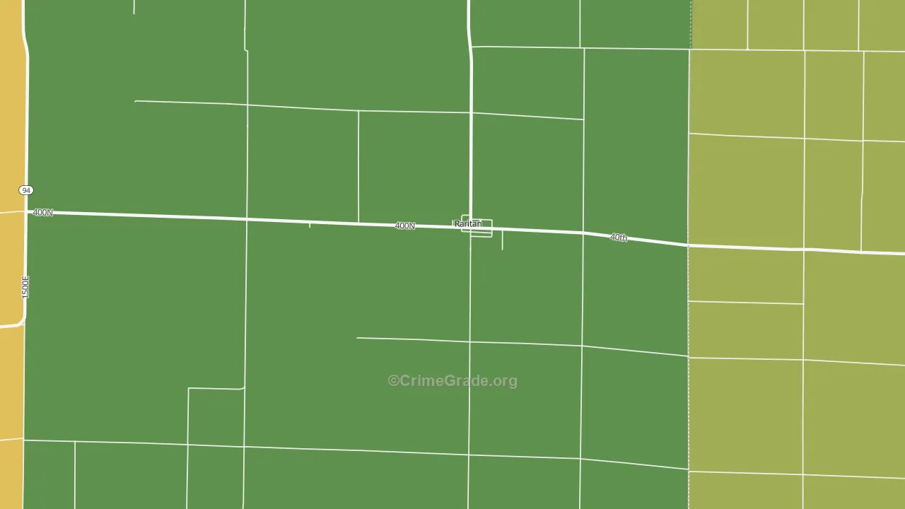 61471, IL Map of Theft Rates