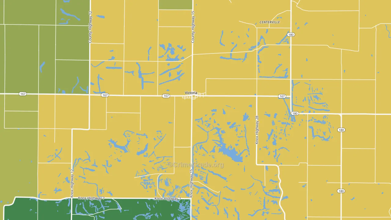 61485, IL Map of Theft Rates