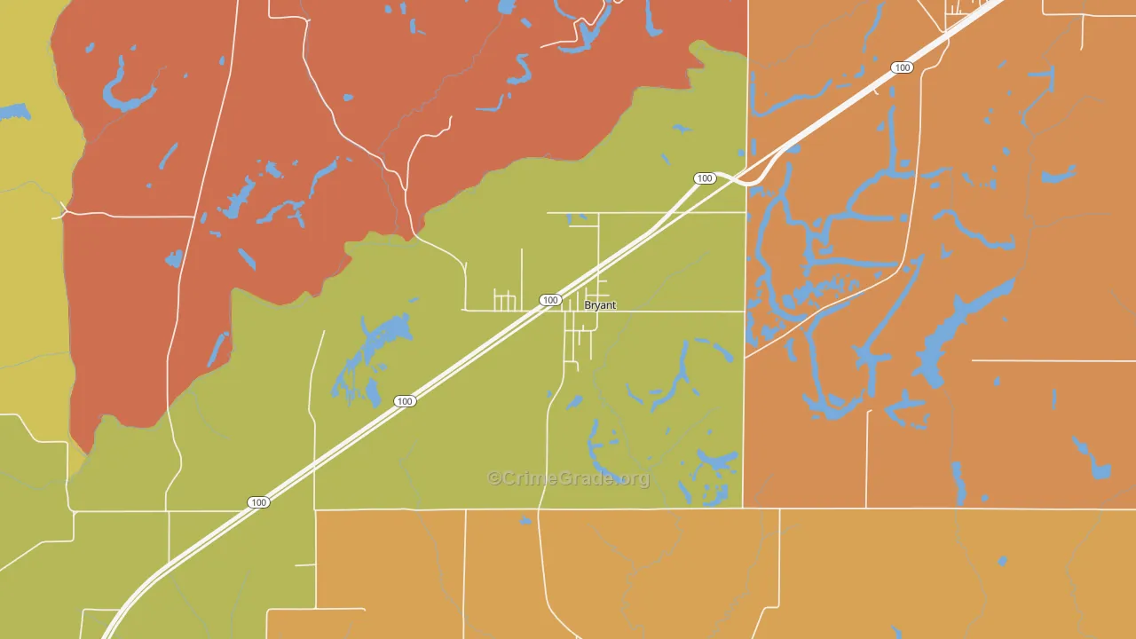 61519, IL Map of Theft Rates