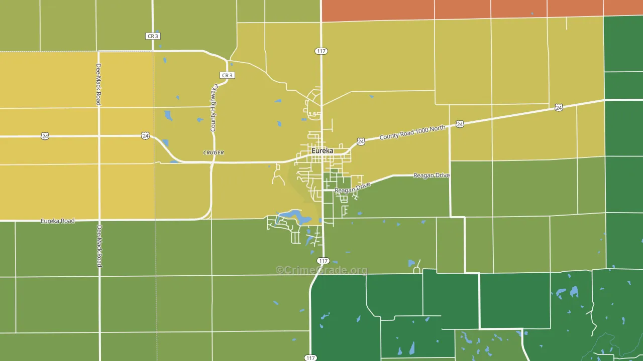 61530, IL Map of Theft Rates