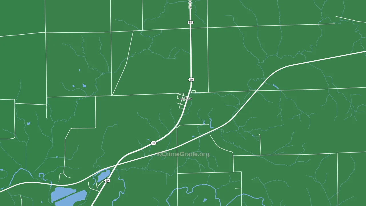 61541, IL Map of Theft Rates