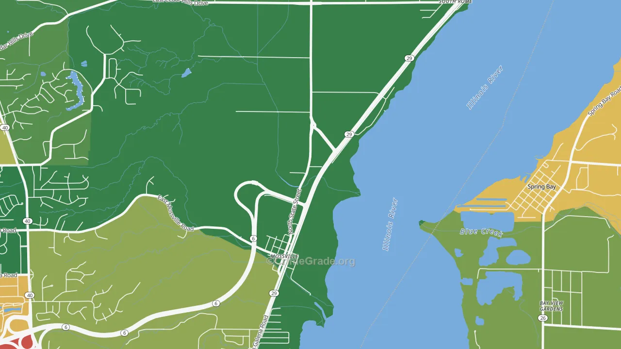 61552, IL Map of Theft Rates