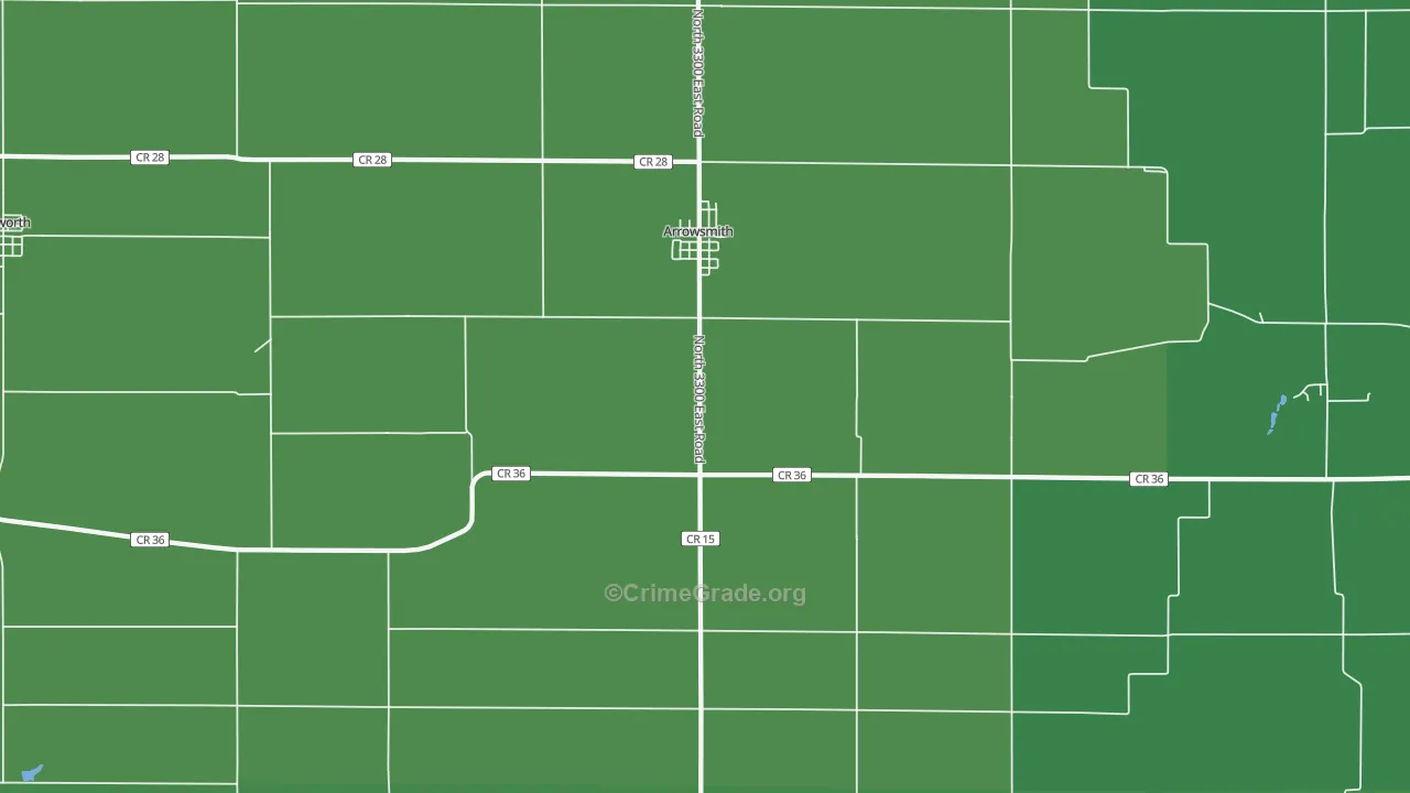 61722, IL Map of Theft Rates