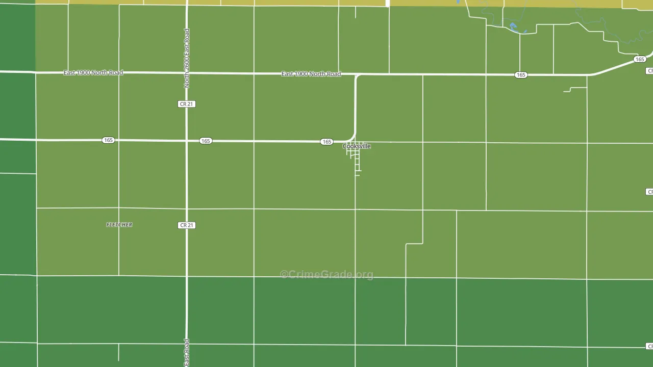 61730, IL Map of Theft Rates