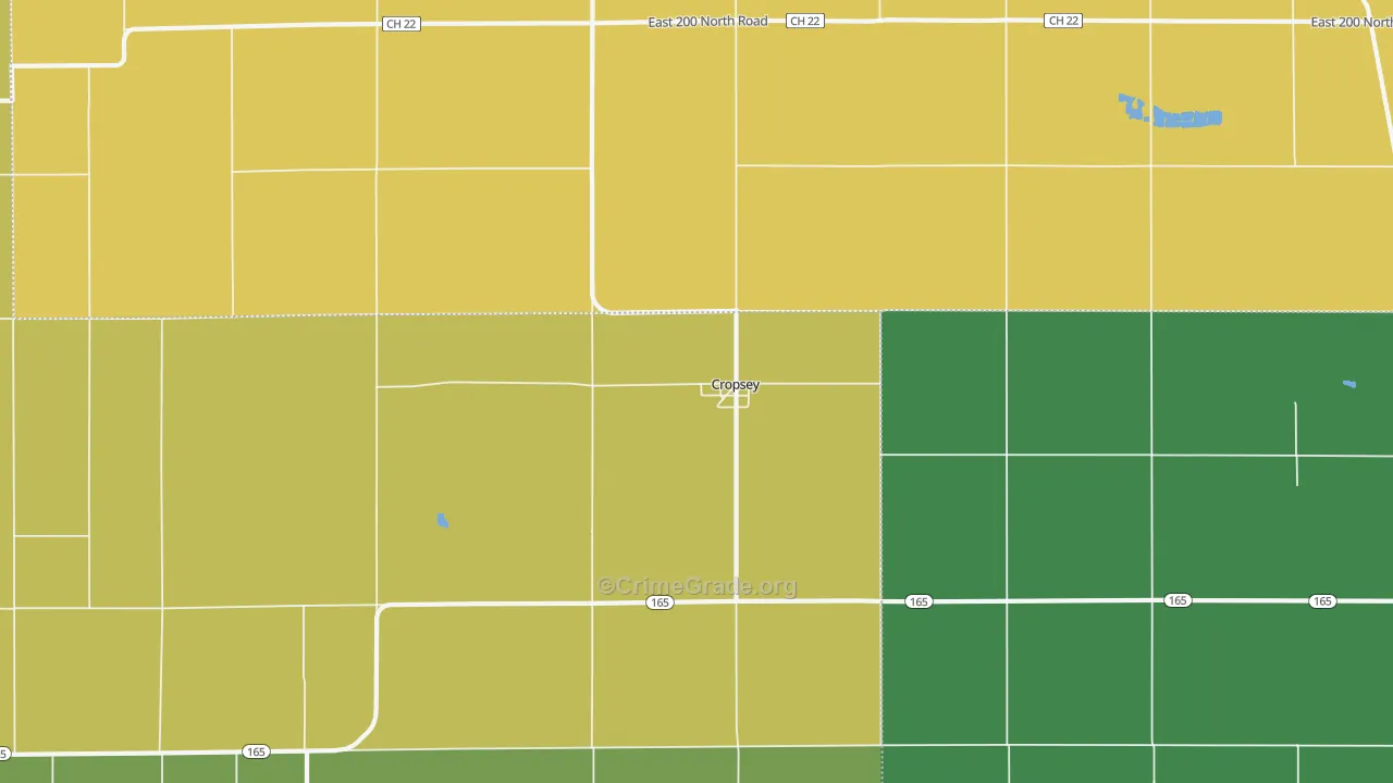 61731, IL Map of Theft Rates