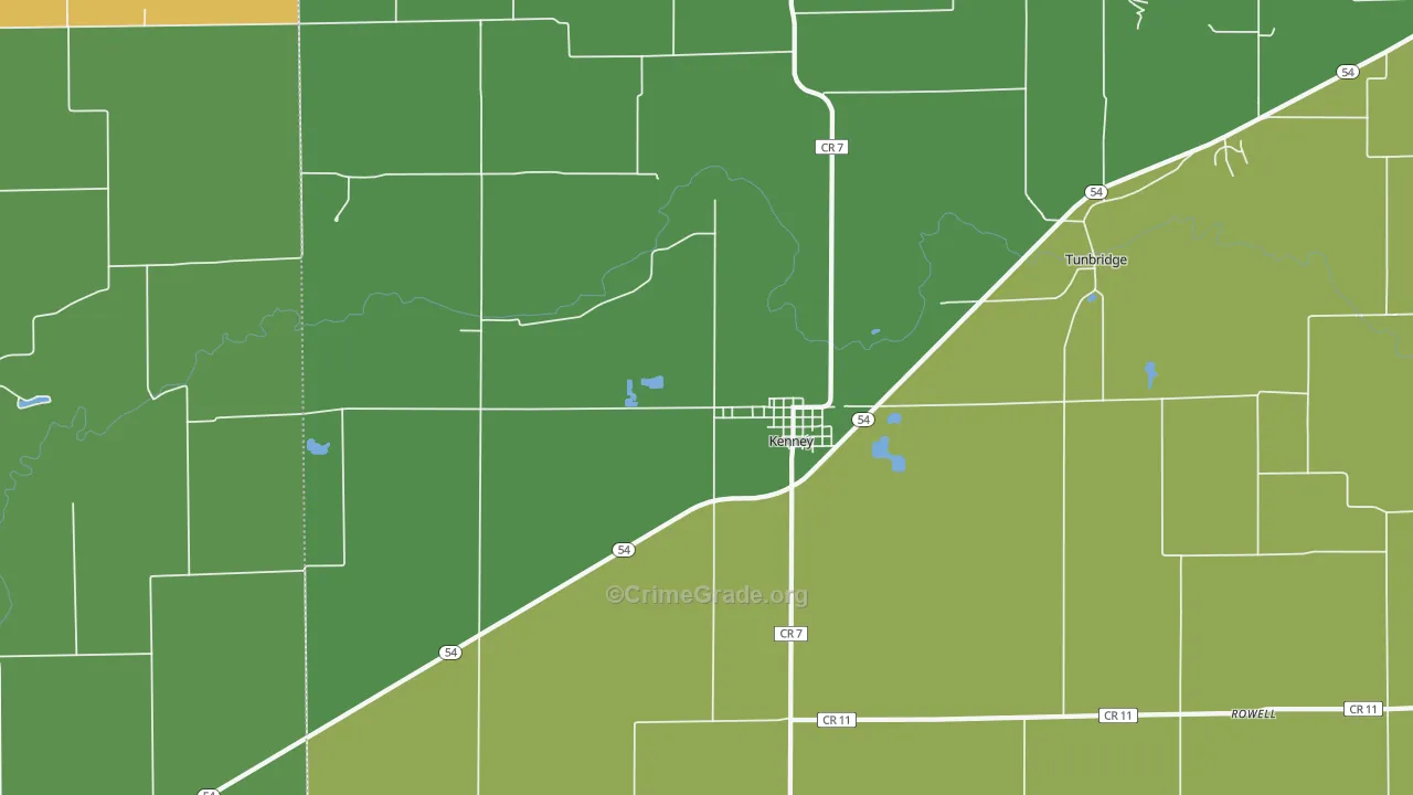 61749, IL Map of Theft Rates