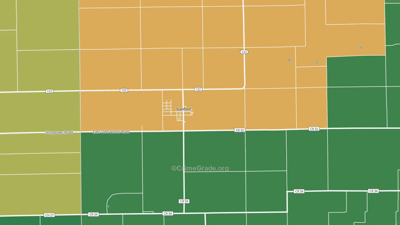 61774, IL Map of Theft Rates