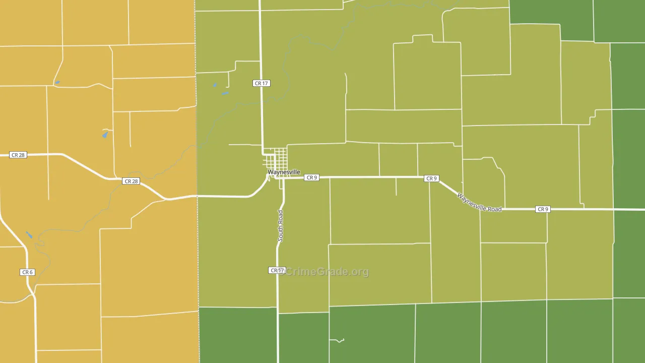 61778, IL Map of Theft Rates