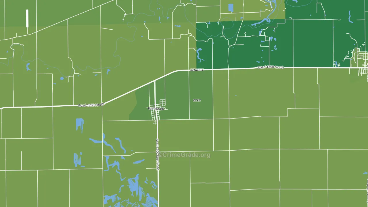 61841, IL Map of Theft Rates