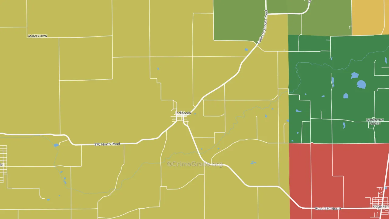 61850, IL Map of Theft Rates