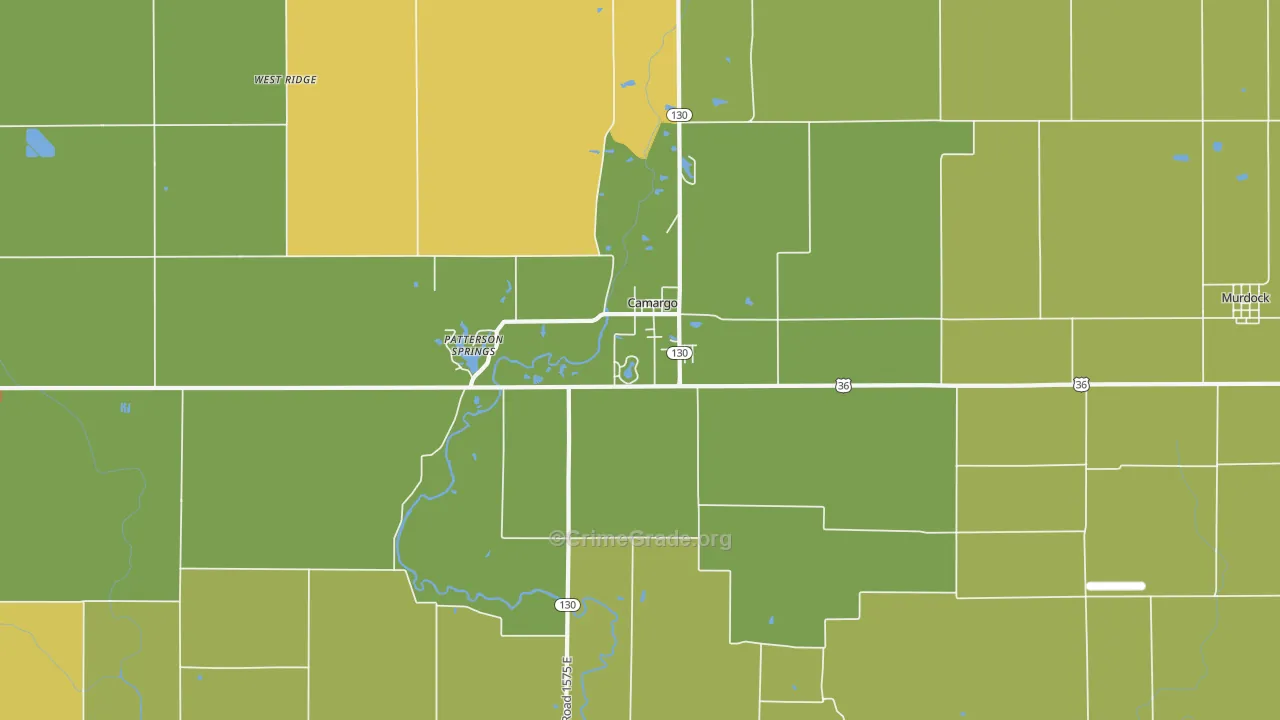 61919, IL Map of Theft Rates