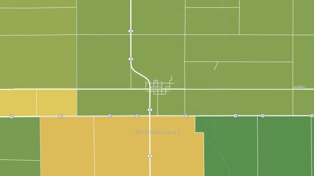 61936, IL Map of Theft Rates