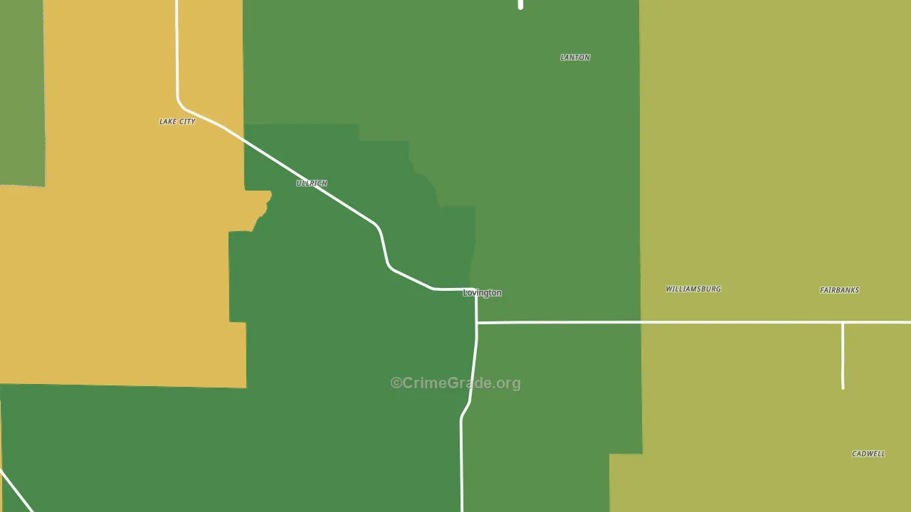 61937, IL Map of Theft Rates