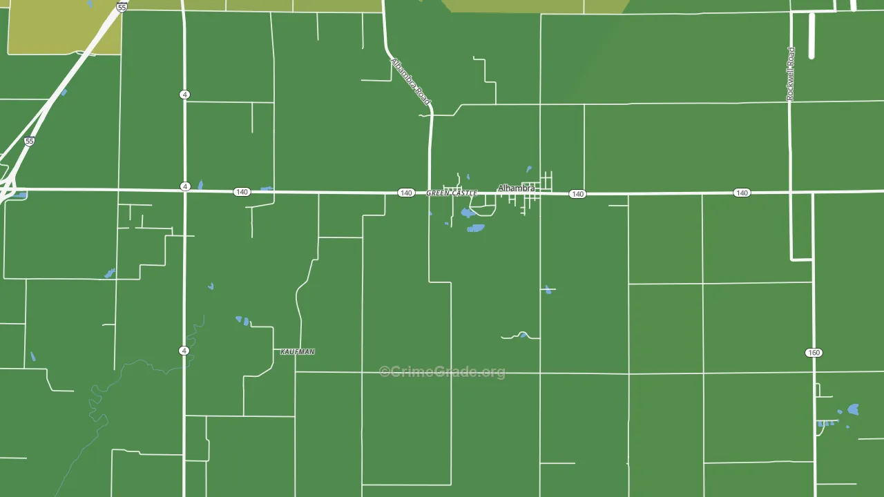 62001, IL Map of Theft Rates