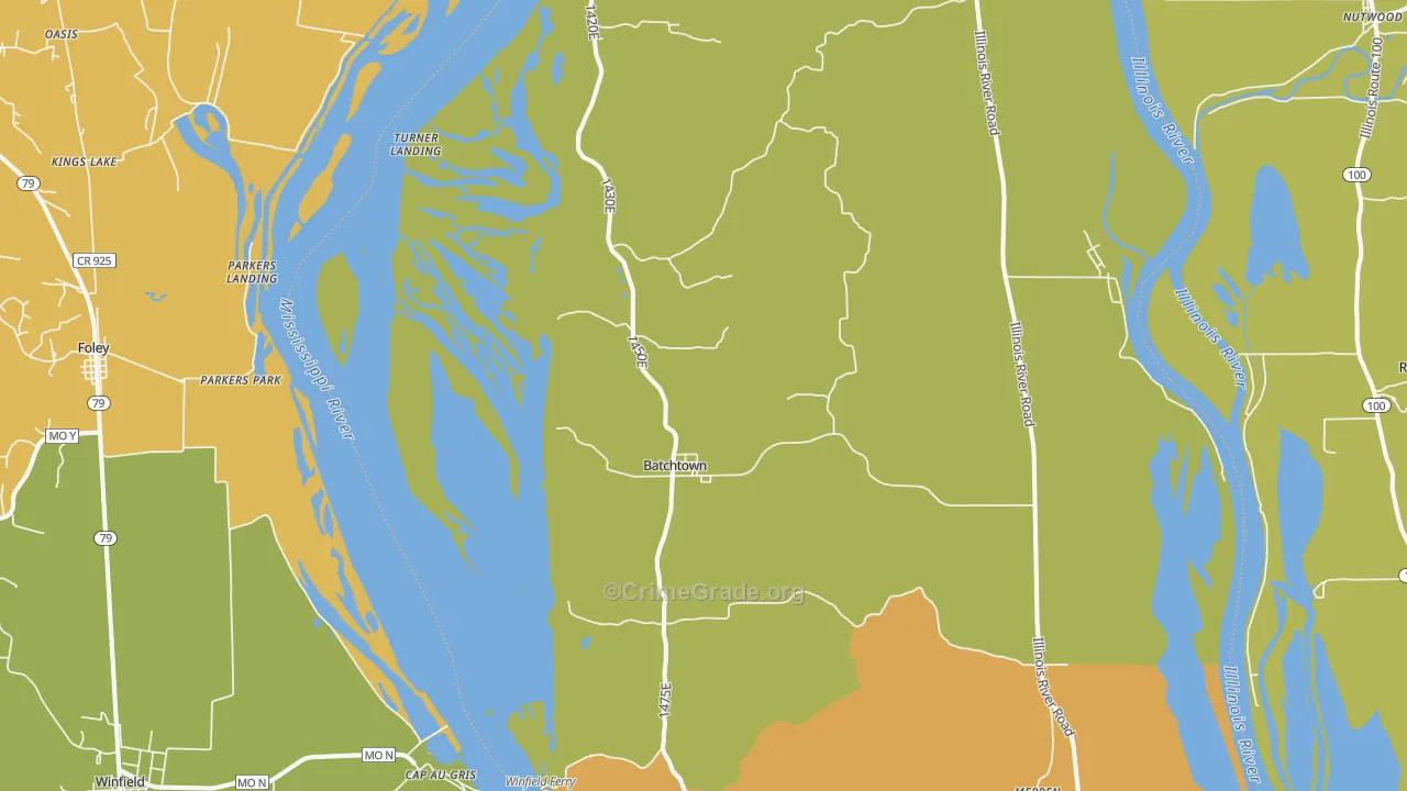 62006, IL Map of Theft Rates