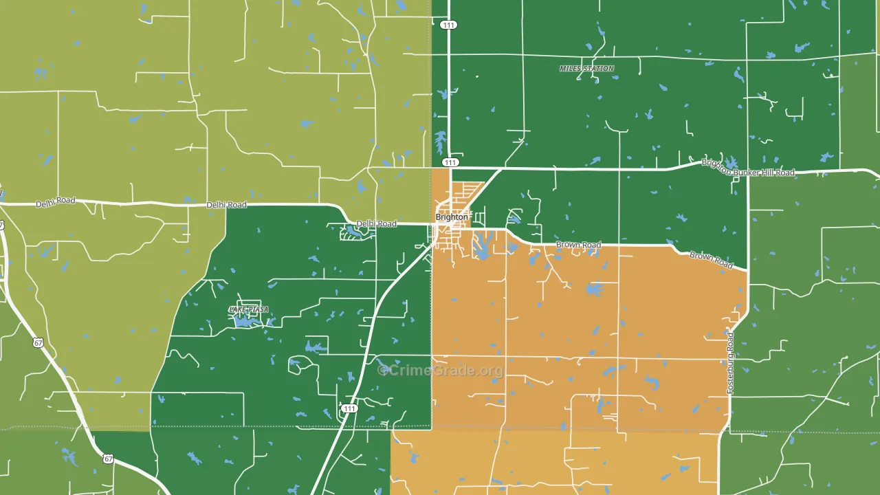62012, IL Map of Theft Rates