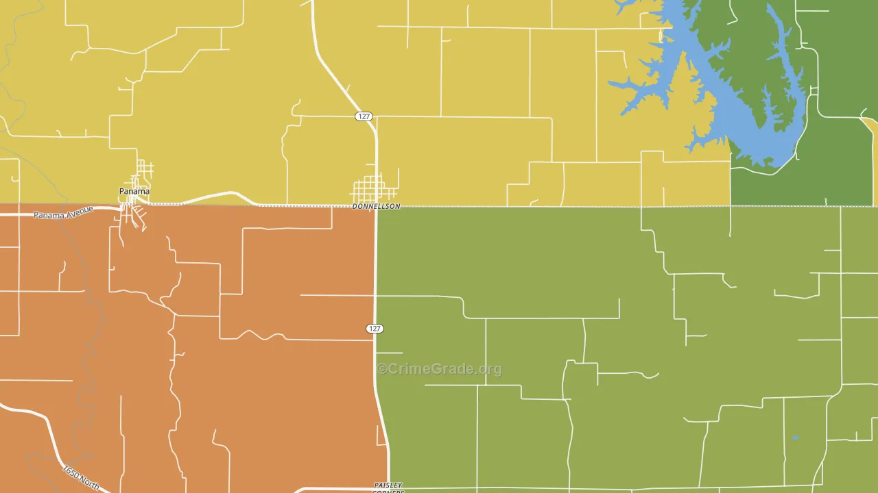 62019, IL Map of Theft Rates