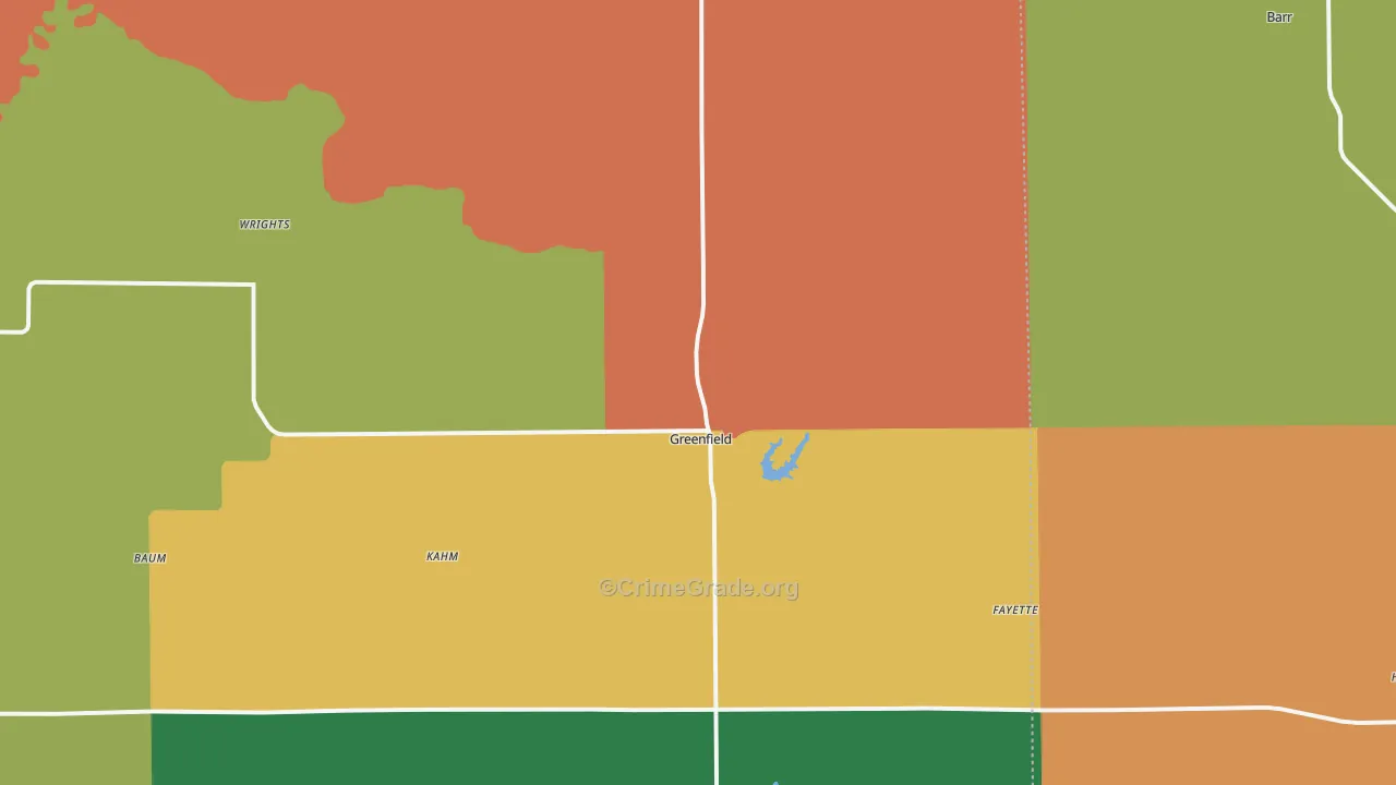 62044, IL Map of Theft Rates