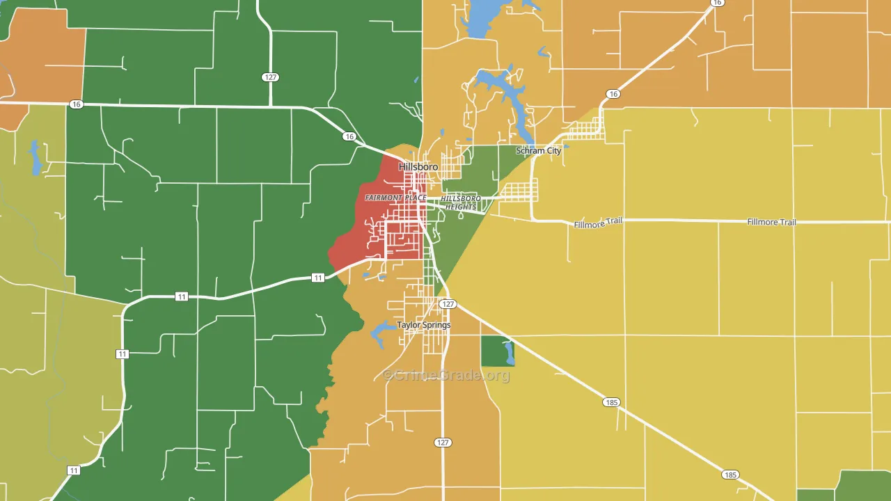 62049, IL Map of Theft Rates