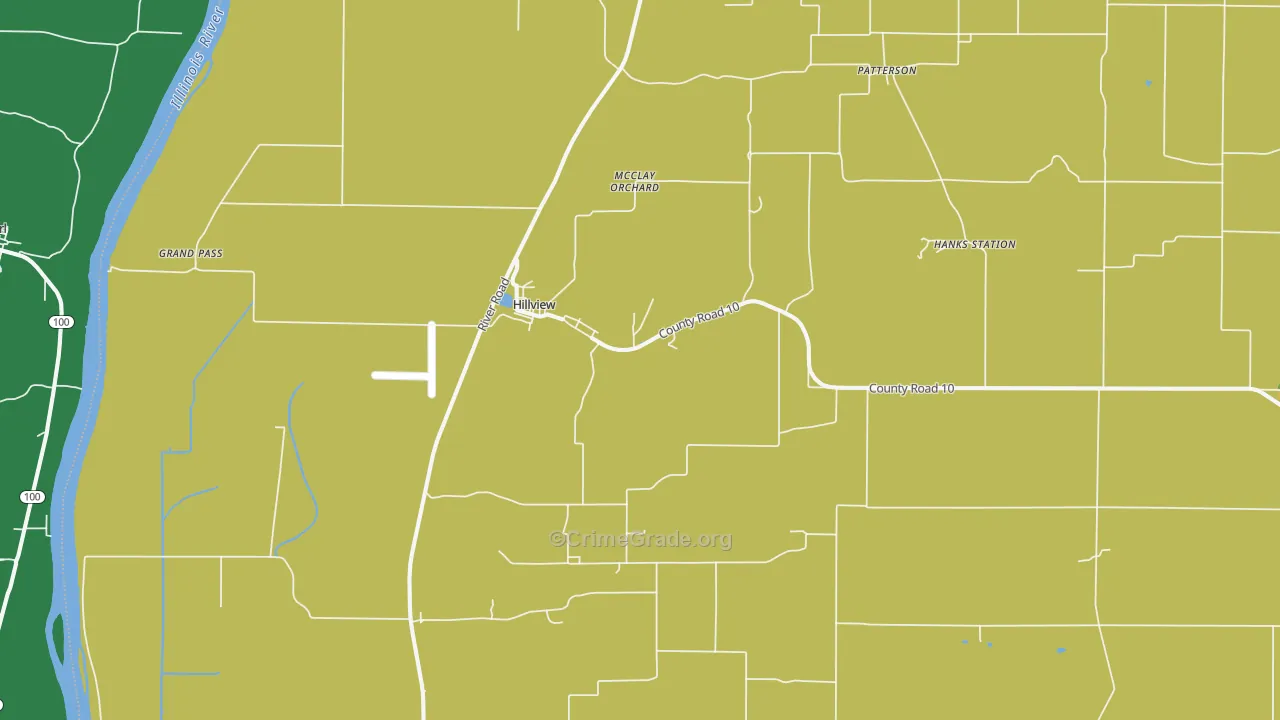 62050, IL Map of Theft Rates