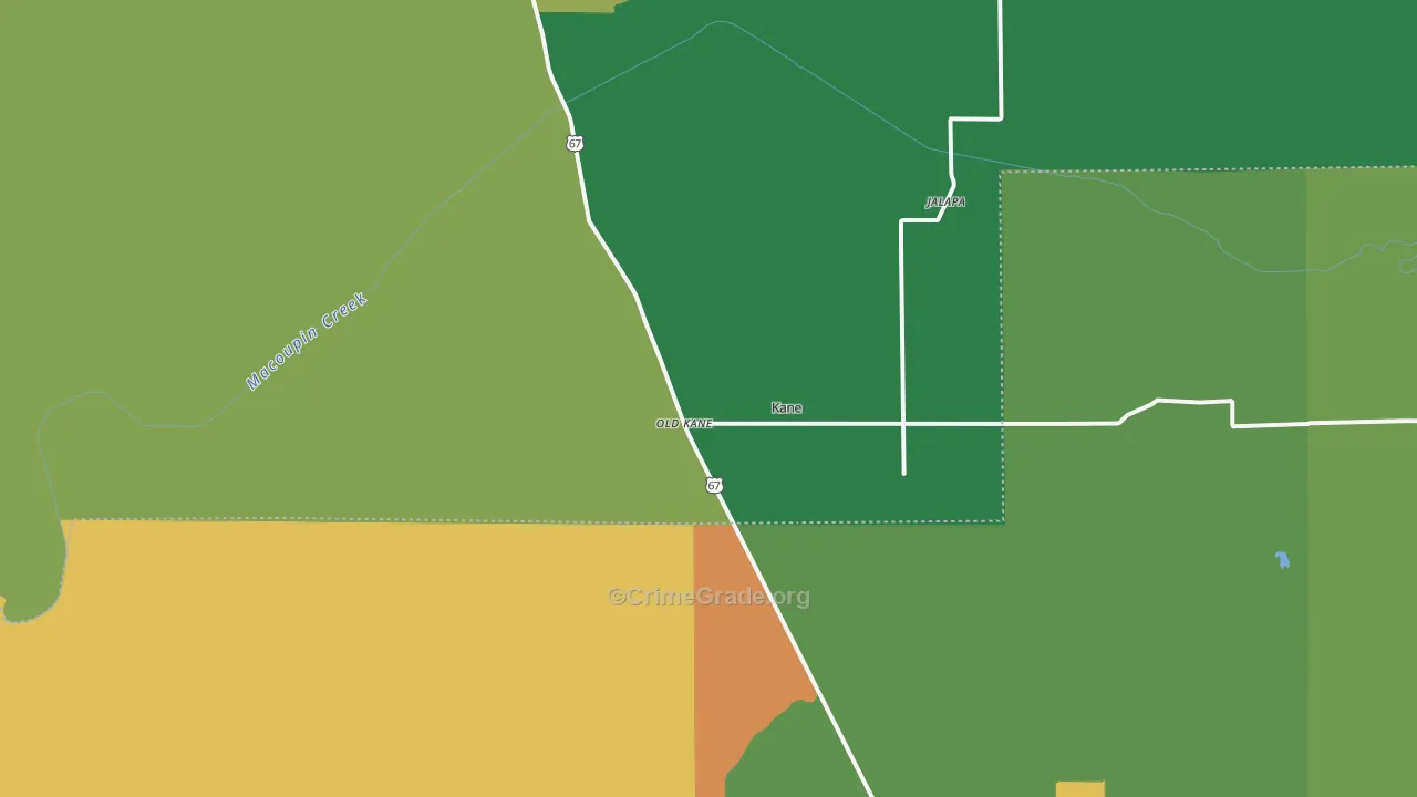62054, IL Map of Theft Rates