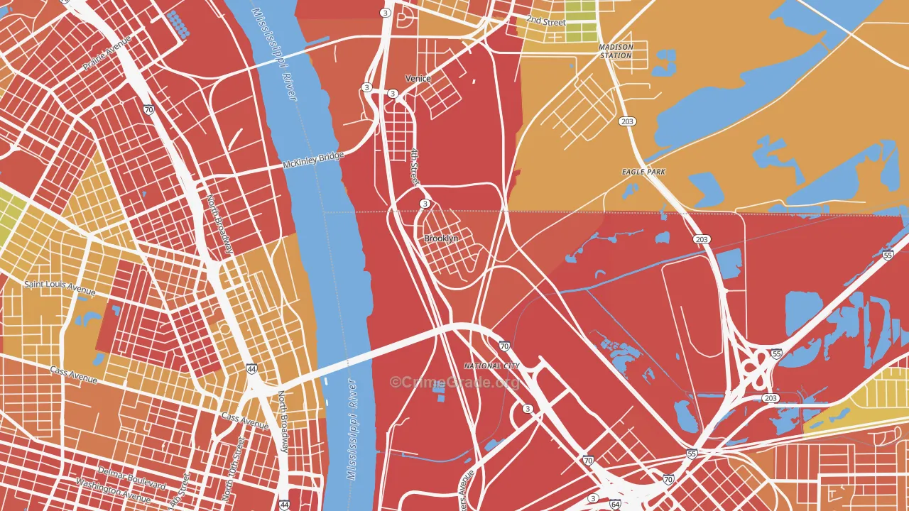 62059, IL Map of Theft Rates