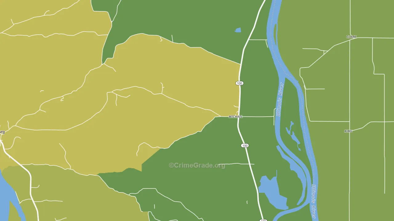 62065, IL Map of Theft Rates