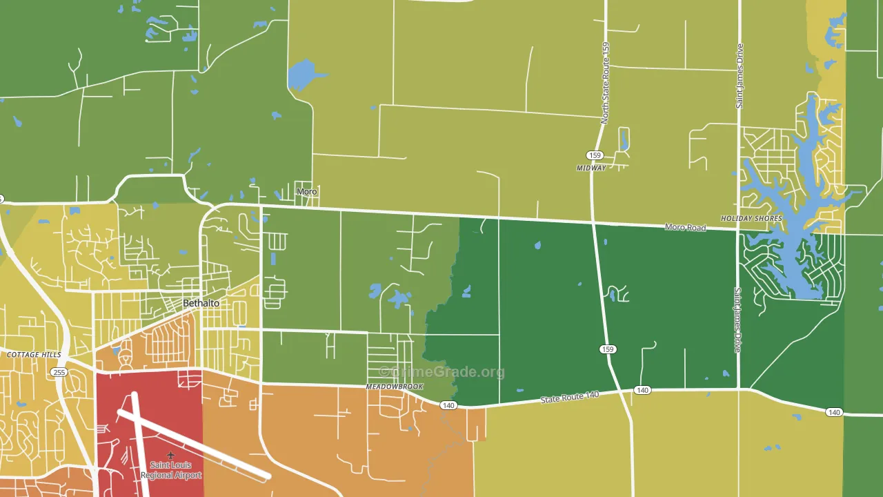 62067, IL Map of Theft Rates