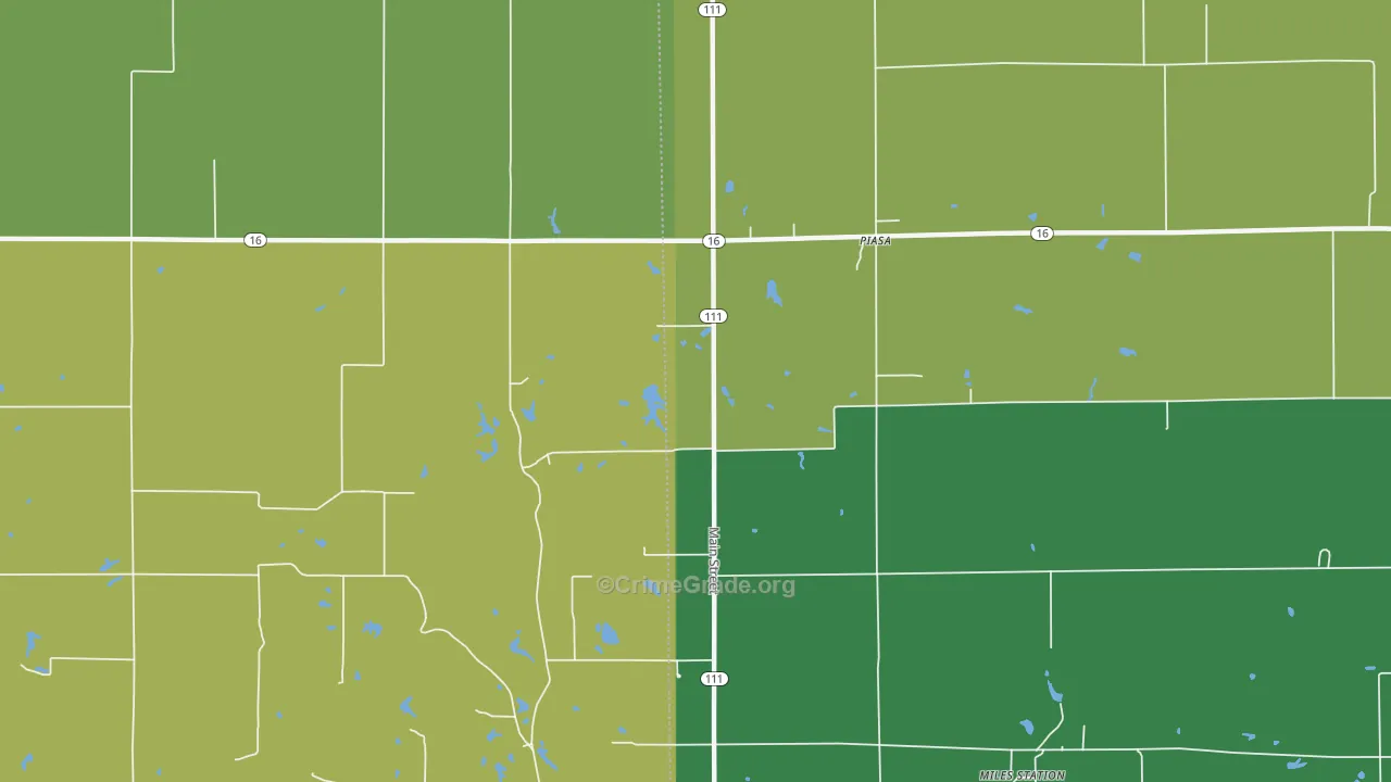 62079, IL Map of Theft Rates