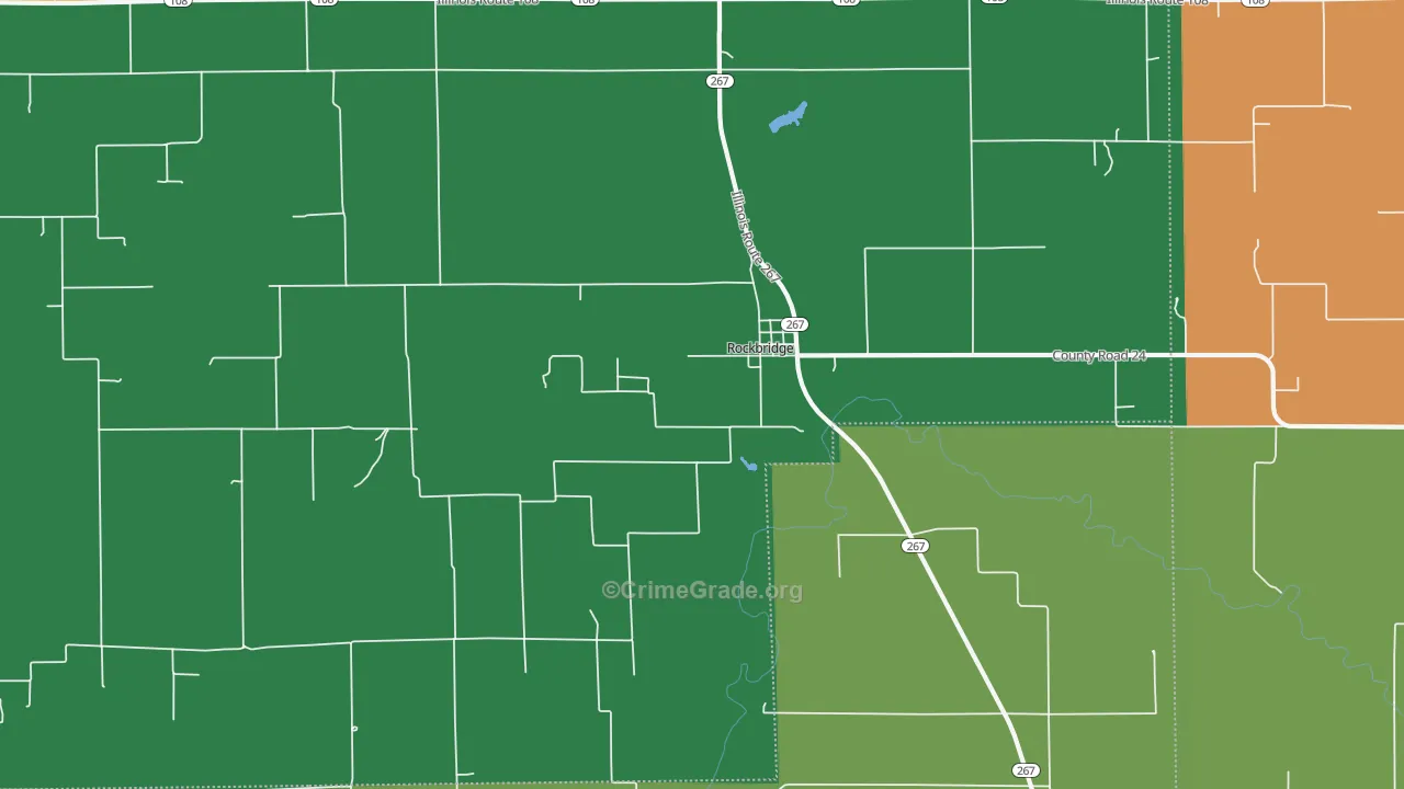 62081, IL Map of Theft Rates