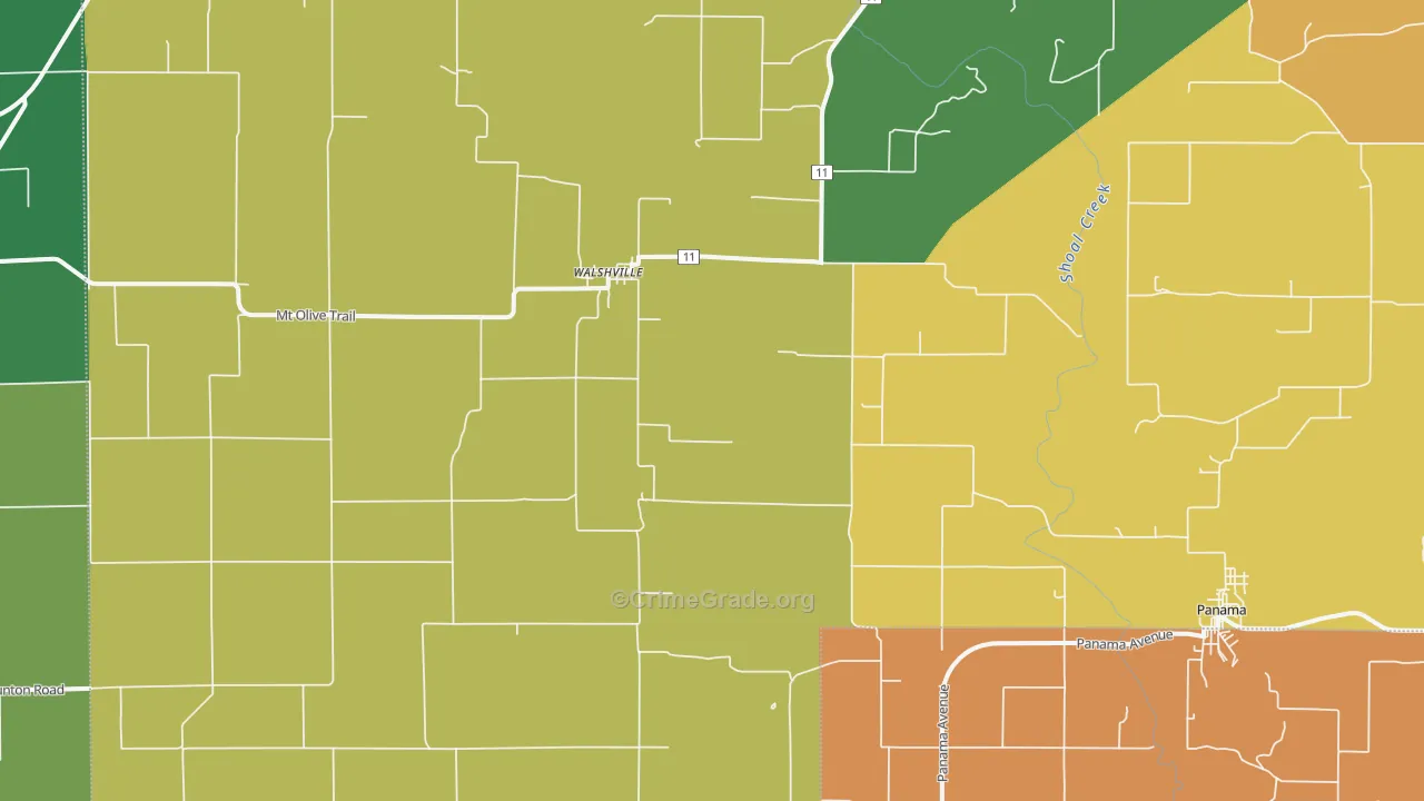 62091, IL Map of Theft Rates