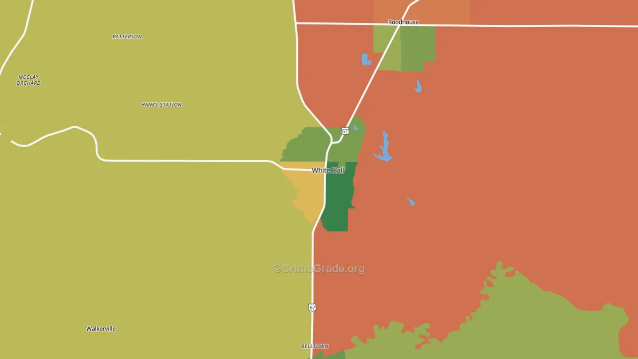 62092, IL Map of Theft Rates