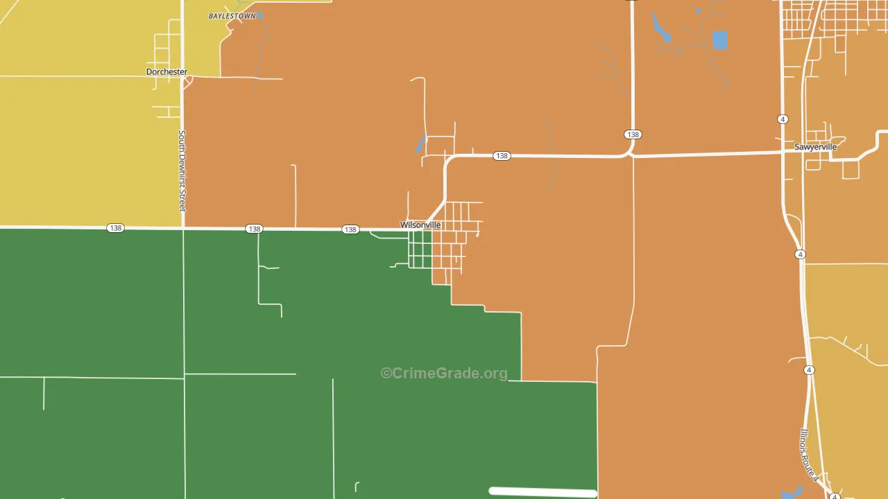 62093, IL Map of Theft Rates
