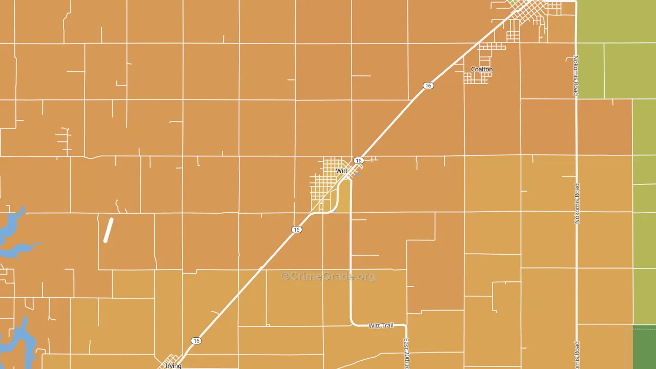 62094, IL Map of Theft Rates