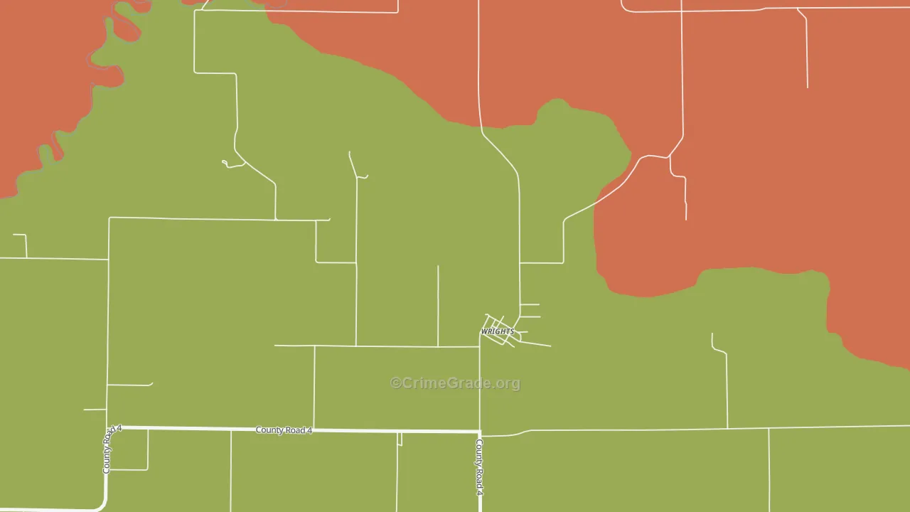62098, IL Map of Theft Rates