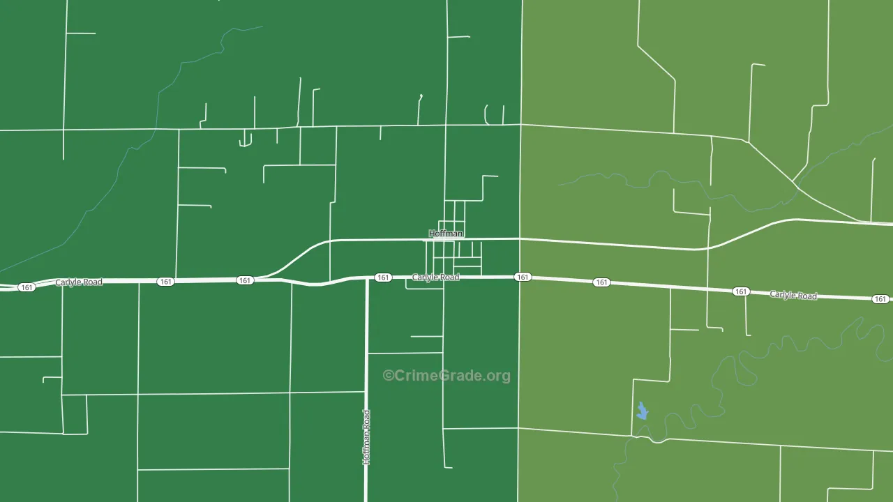 62250, IL Map of Theft Rates