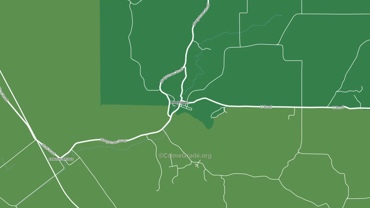 62256, IL Map of Theft Rates