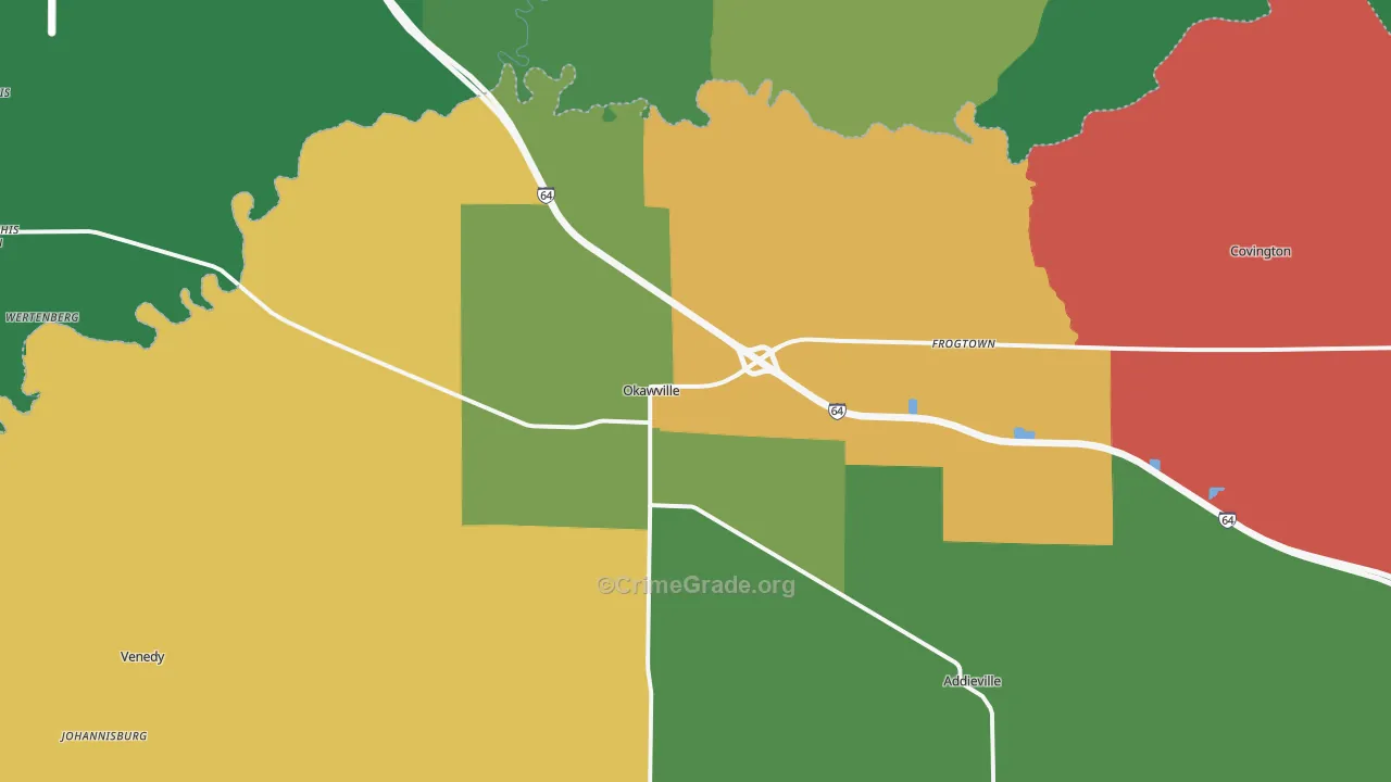 62271, IL Map of Theft Rates